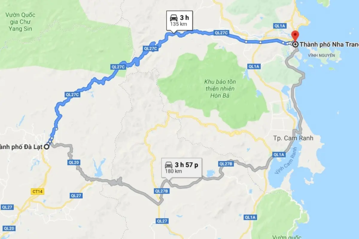 Nha Trang đi Đà Lạt